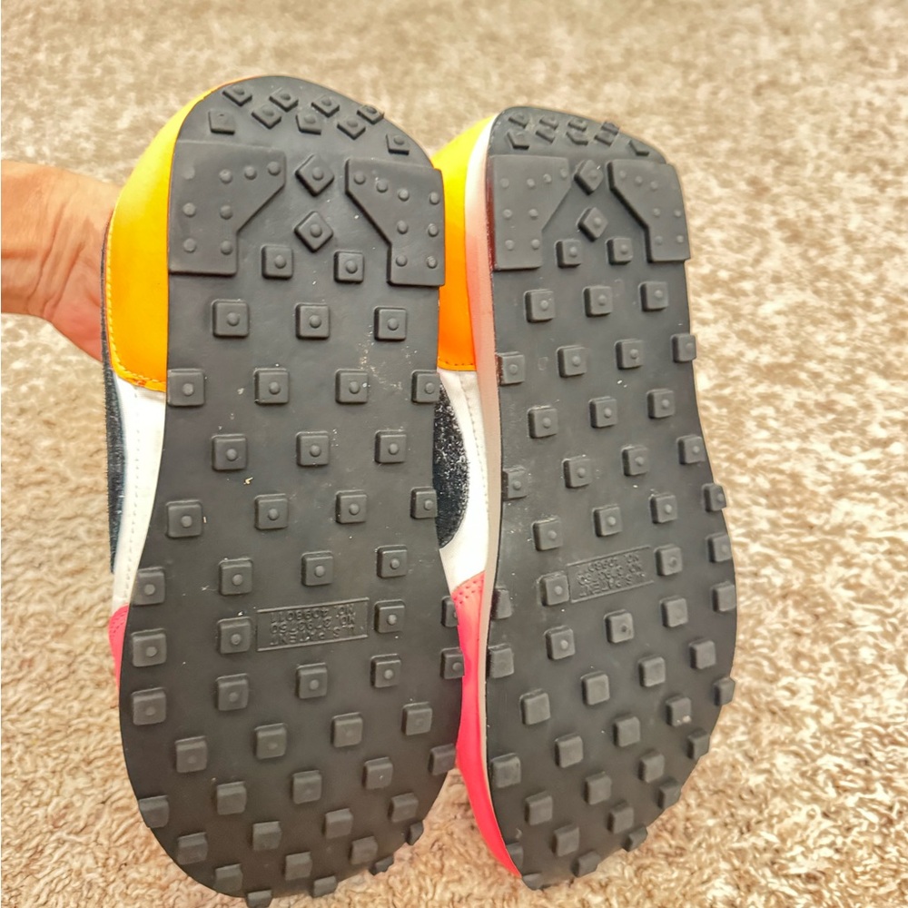 Nike White and Neon Colors Athletic Shoes - Picture 10 of 14